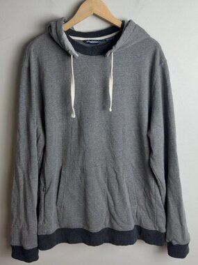 Chubbies Pullover Hoodie Sweatshirt Gray Size XL Cotton Blend Pocket Lounge Mens